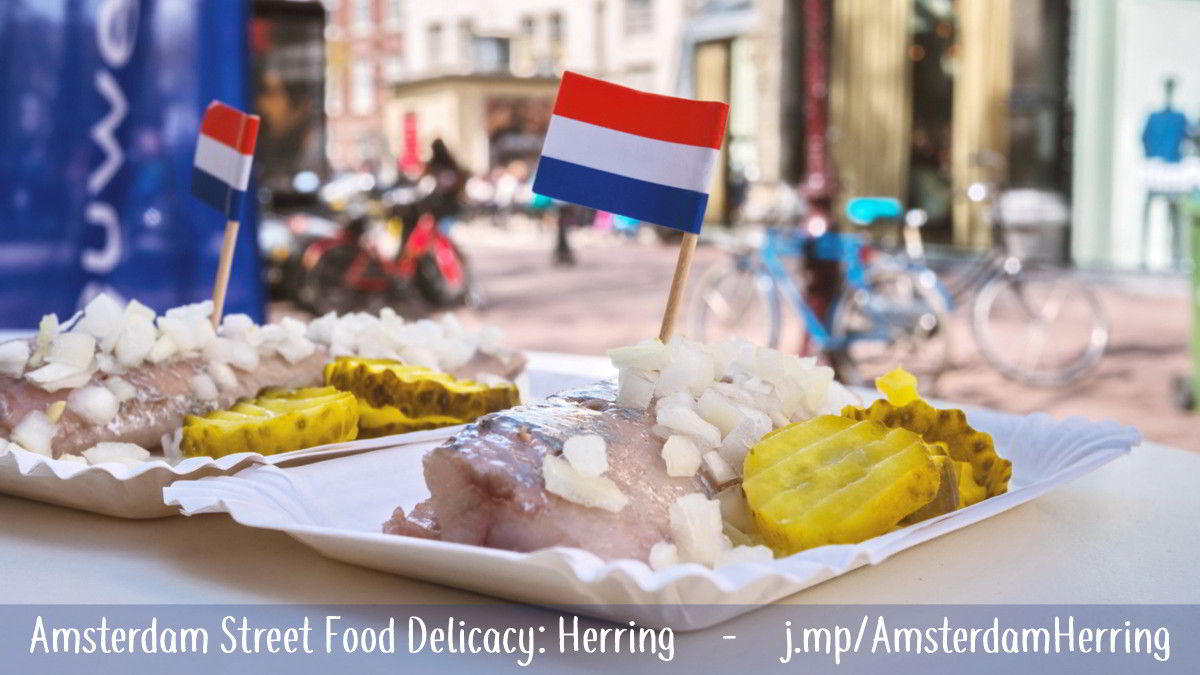 Herring is Amsterdam's favorite street food