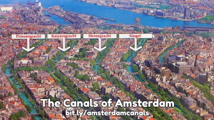 The canals of Amsterdam